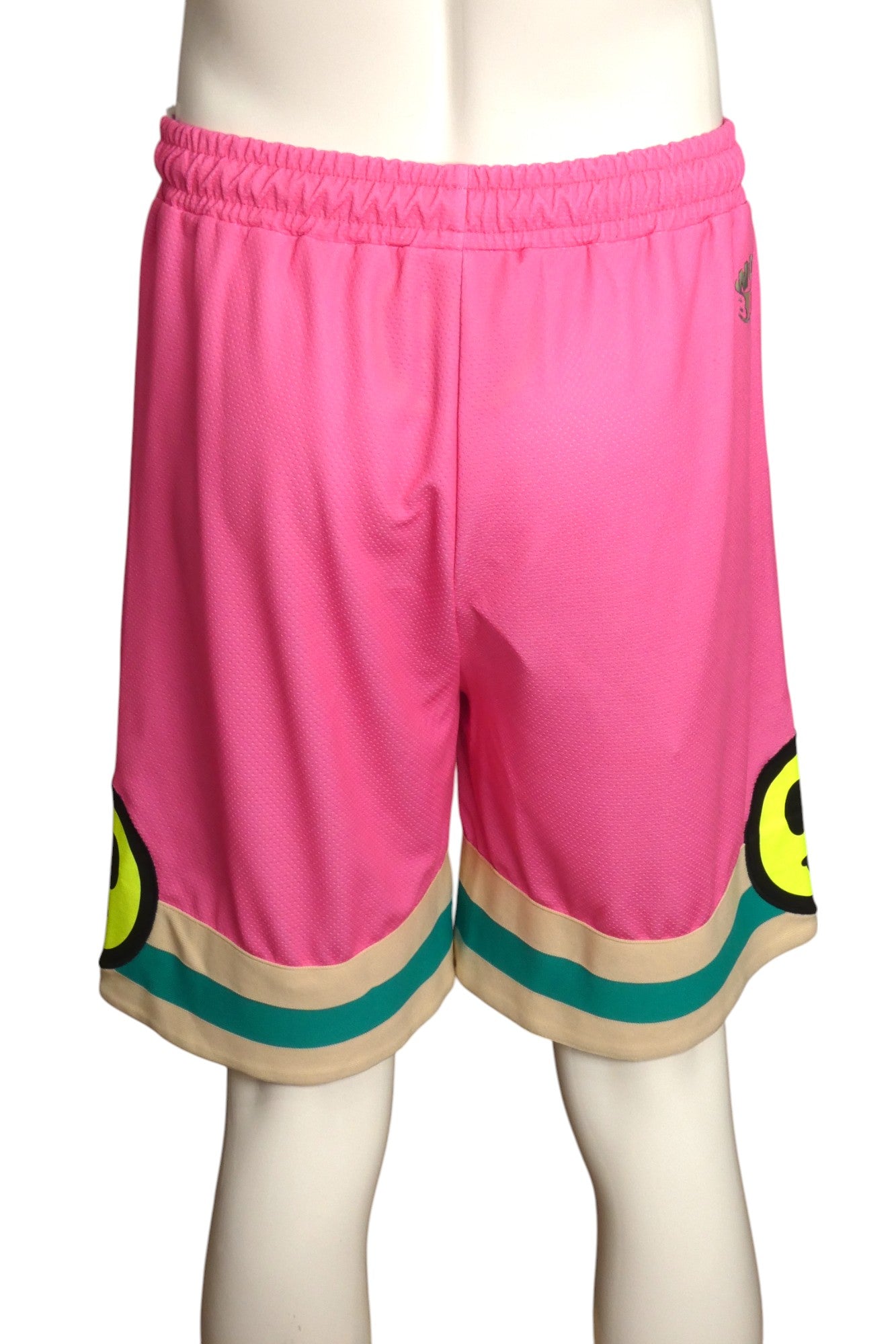BARROW- NWT Pink Graphic Print Gym Shorts, Size Medium