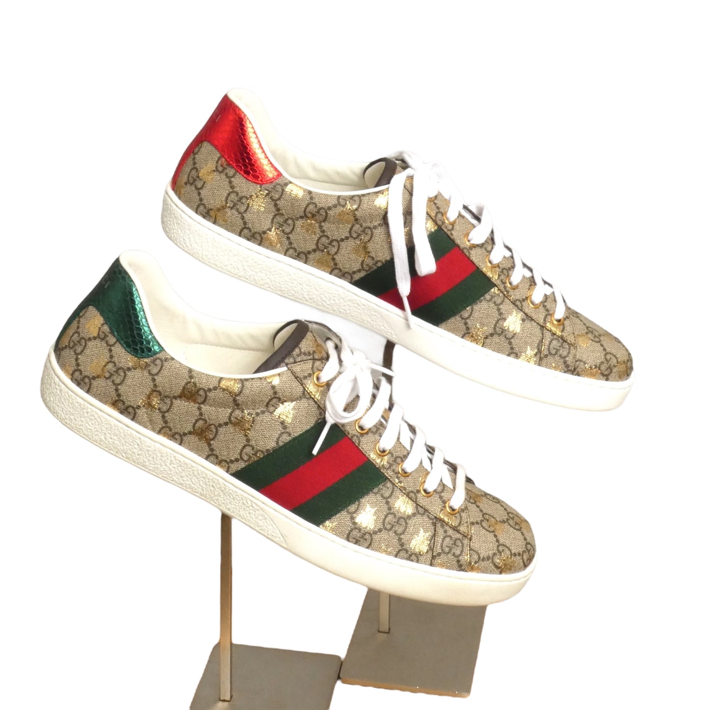GUCCI- NIB Ace GG Supreme Bees Low Tops, Multiple Sizes Available