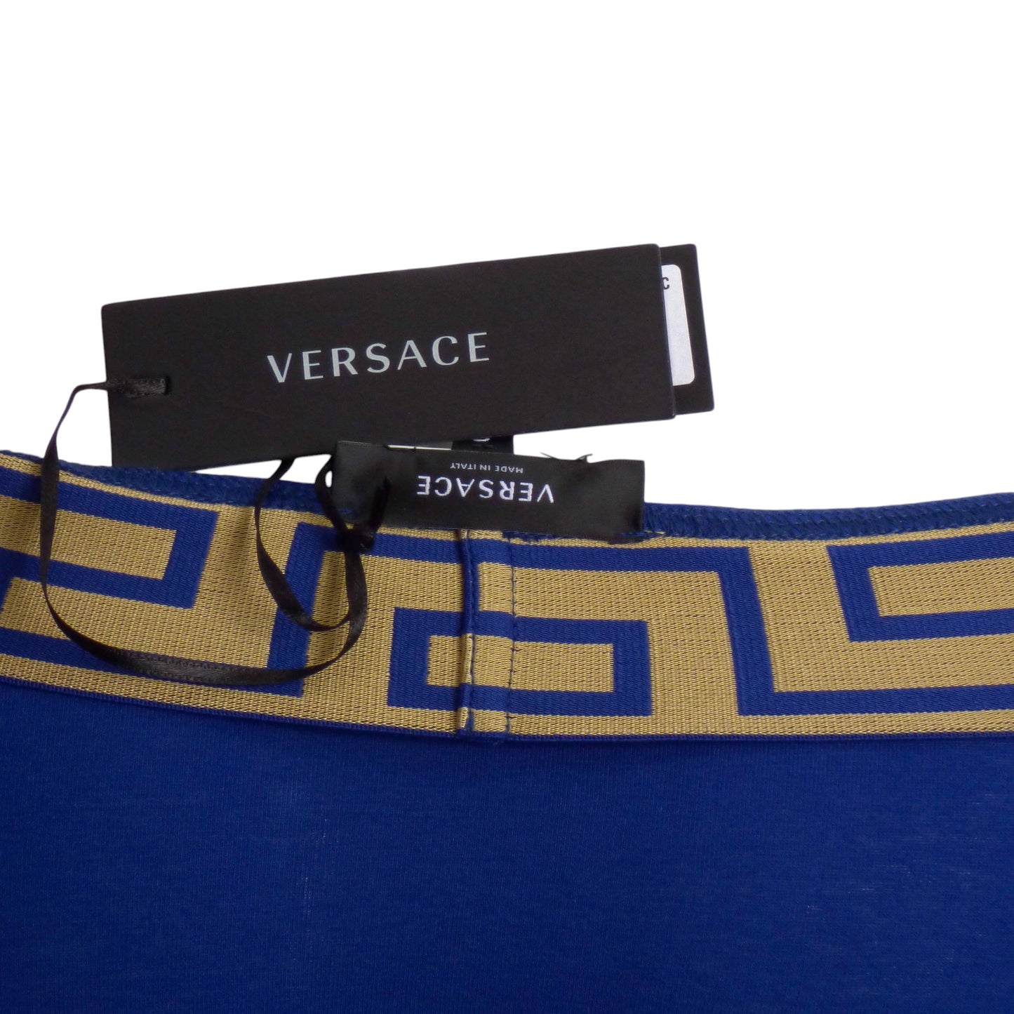 VERSACE- NIB Blue Trunk, Multiple Sizes Available