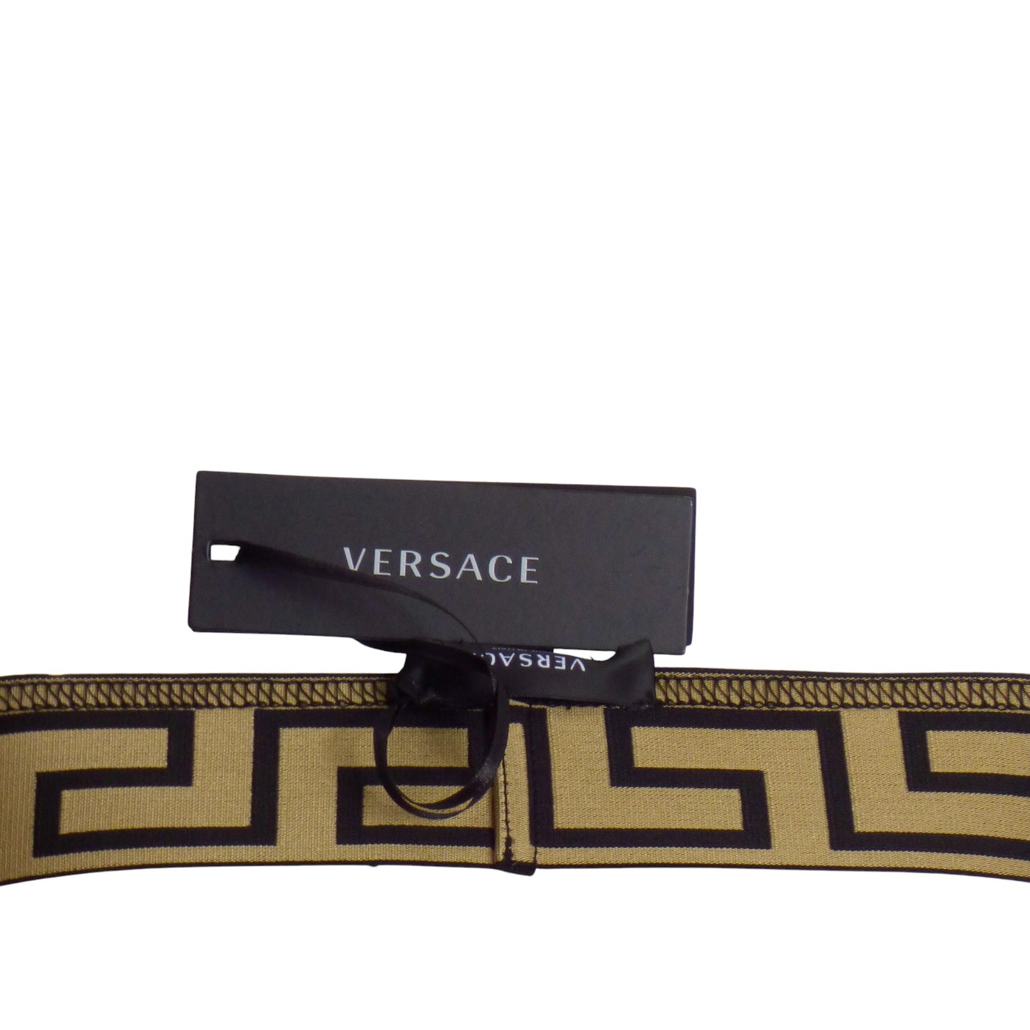 VERSACE- NIB Black Greca Border Jock Strap, Multi Sizes Available