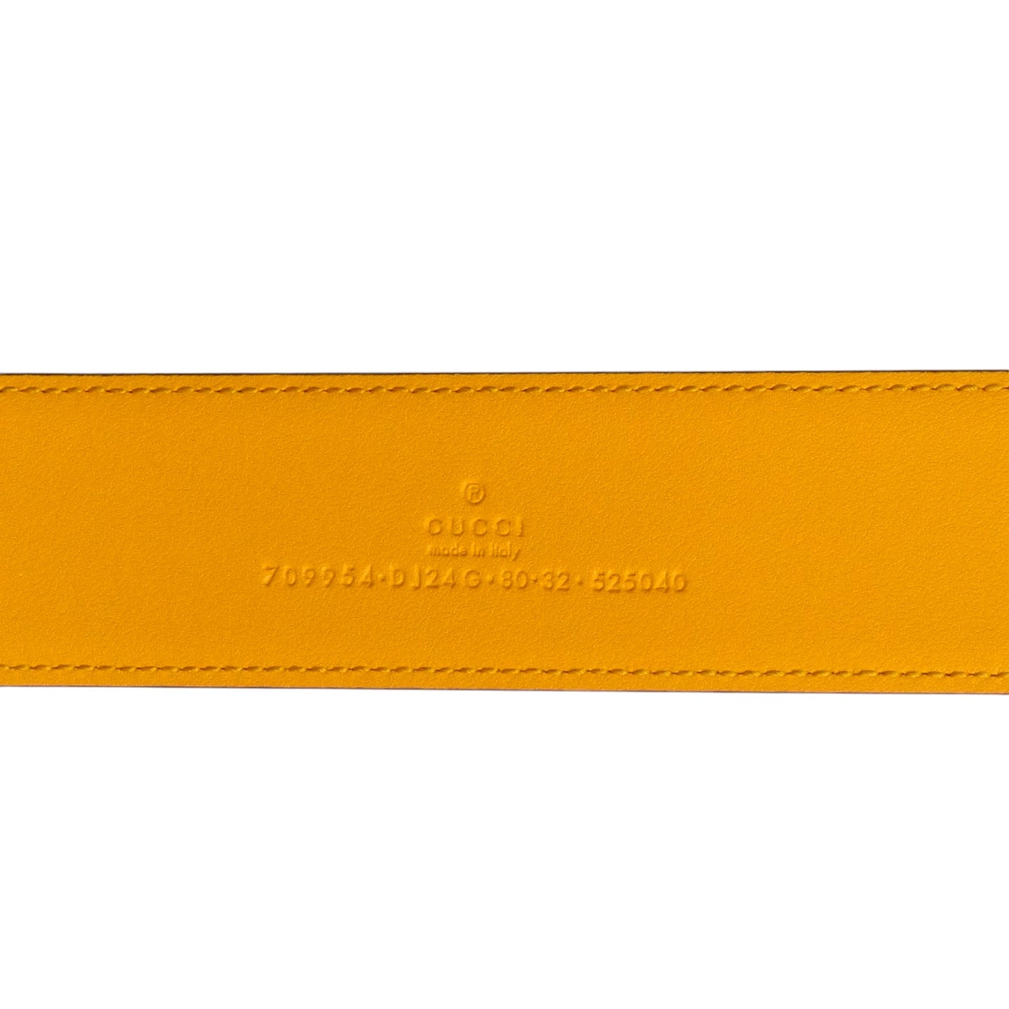 GUCCI -NWT Two Tone Leather Belt, Multiple Sizes Available