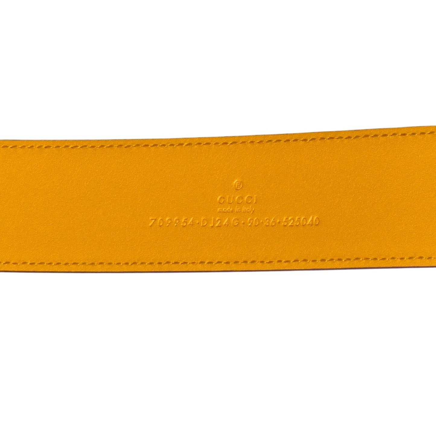 GUCCI -NWT Two Tone Leather Belt, Multiple Sizes Available