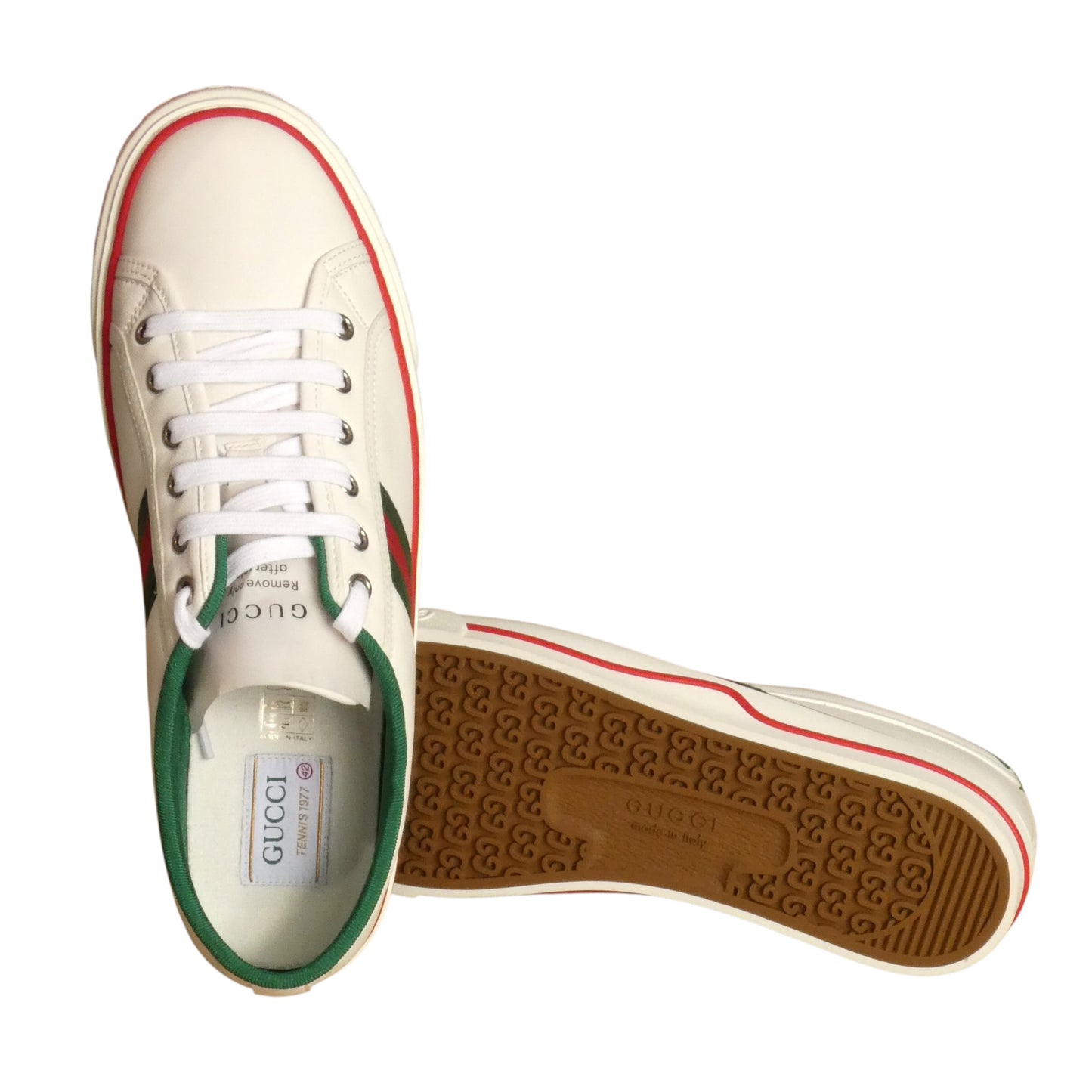 GUCCI - White Tennis 1977 Sneakers, Size-9