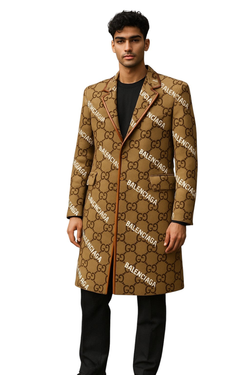 GUCCI x BALENCIAGA- NWT 2021 Hacker Coat, Size XL