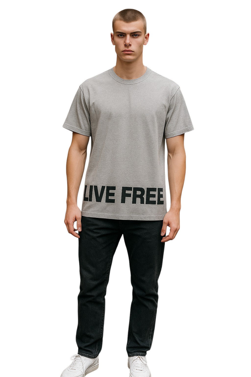 COMME DES GARCONS HOMME DEUX-NWT 2019 Cotton T-Shirt, Size-Large
