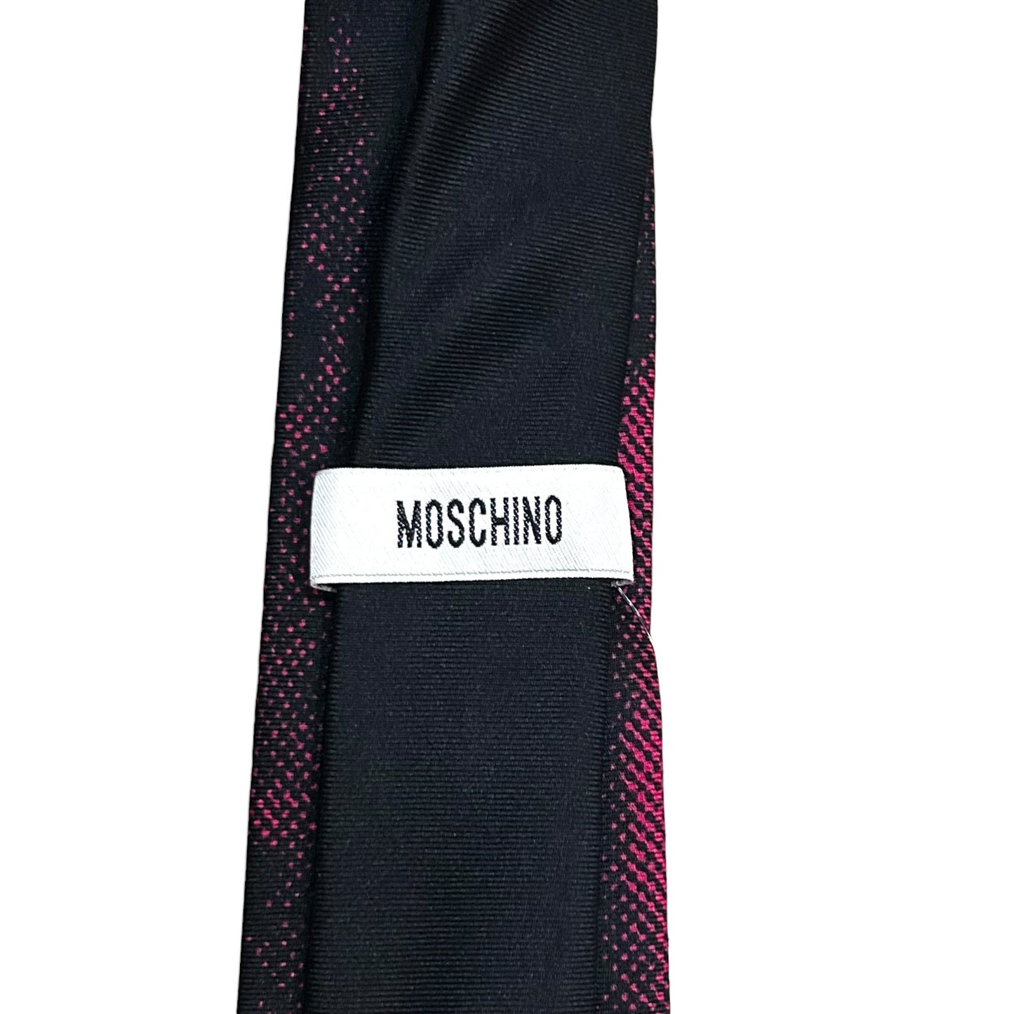 MOSCHINO COUTURE! - 2016 Silk Print Skinny Tie