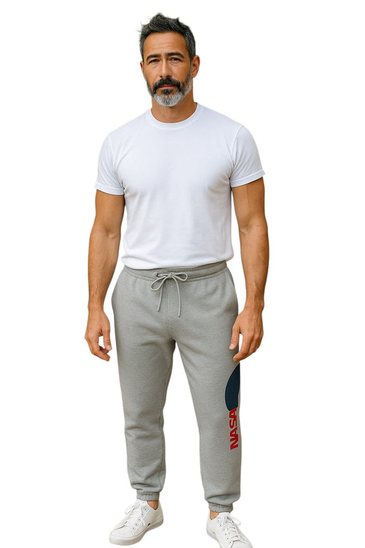 MONCLER- NWT Gray Logo Print Joggers, Size Small