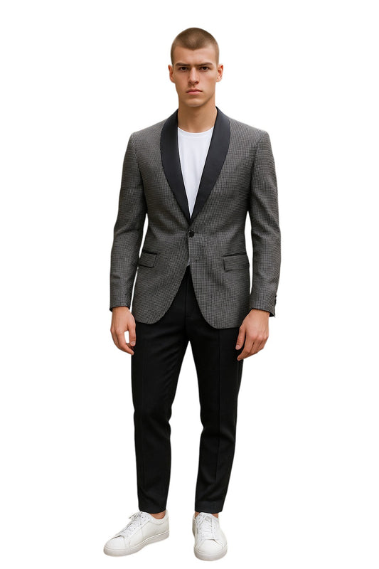 D&G- Wool Brocade Tuxedo Jacket, Size Small