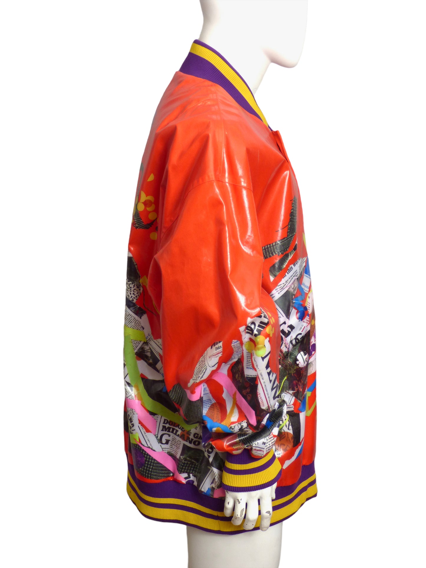 DOLCE & GABBANA- NWT 2022 Color Dripping Bomber Jacket, Multiple Sizes