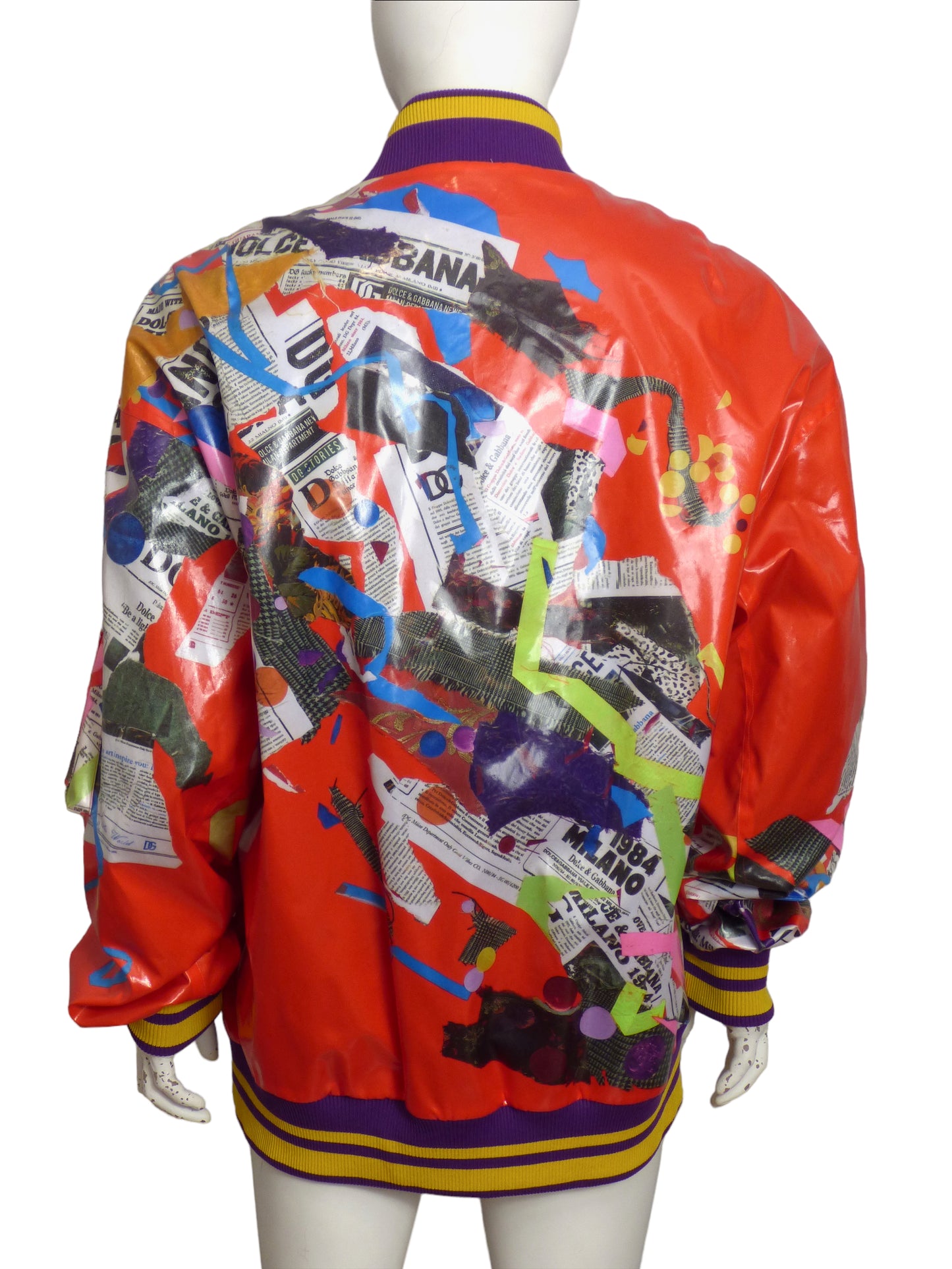 DOLCE & GABBANA- NWT 2022 Color Dripping Bomber Jacket, Multiple Sizes