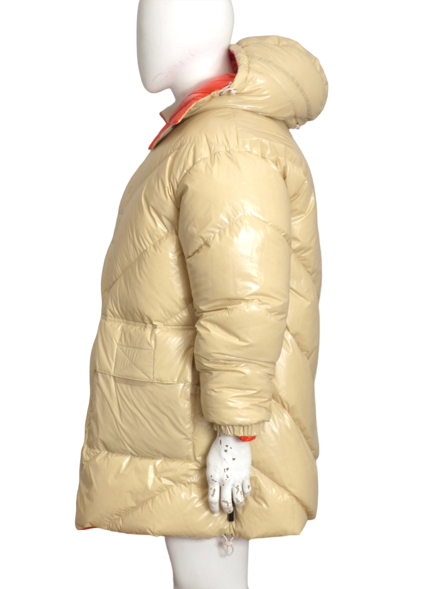 GUCCI- NWT Aria Reversible Puffer Coat, Size Large