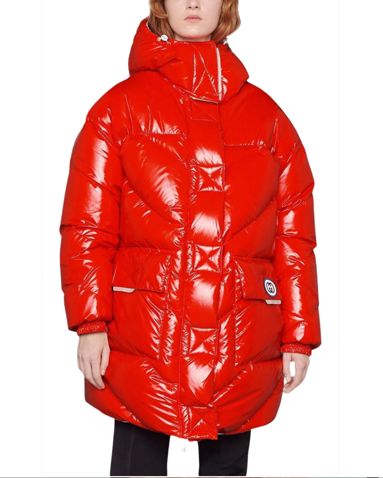 GUCCI- NWT Aria Reversible Puffer Coat, Size Large