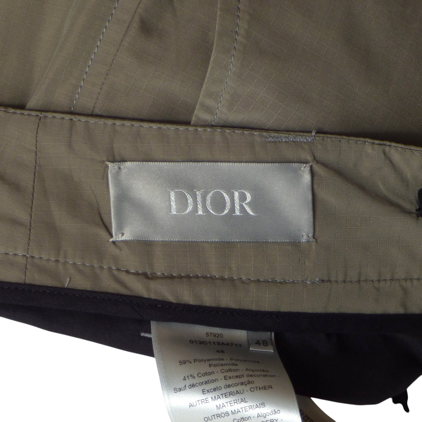 DIOR- Grey Trek Pants, Waist-31