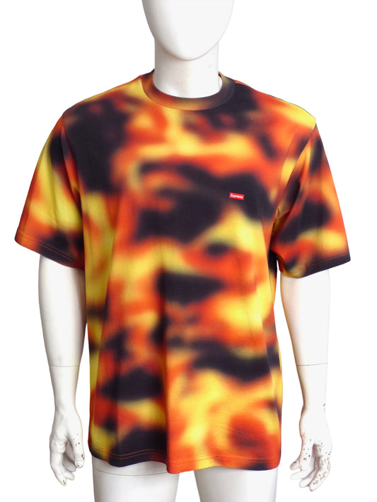 SUPREME- 2023 Flame Small Box Logo T-Shirt, Multiple Sizes Available