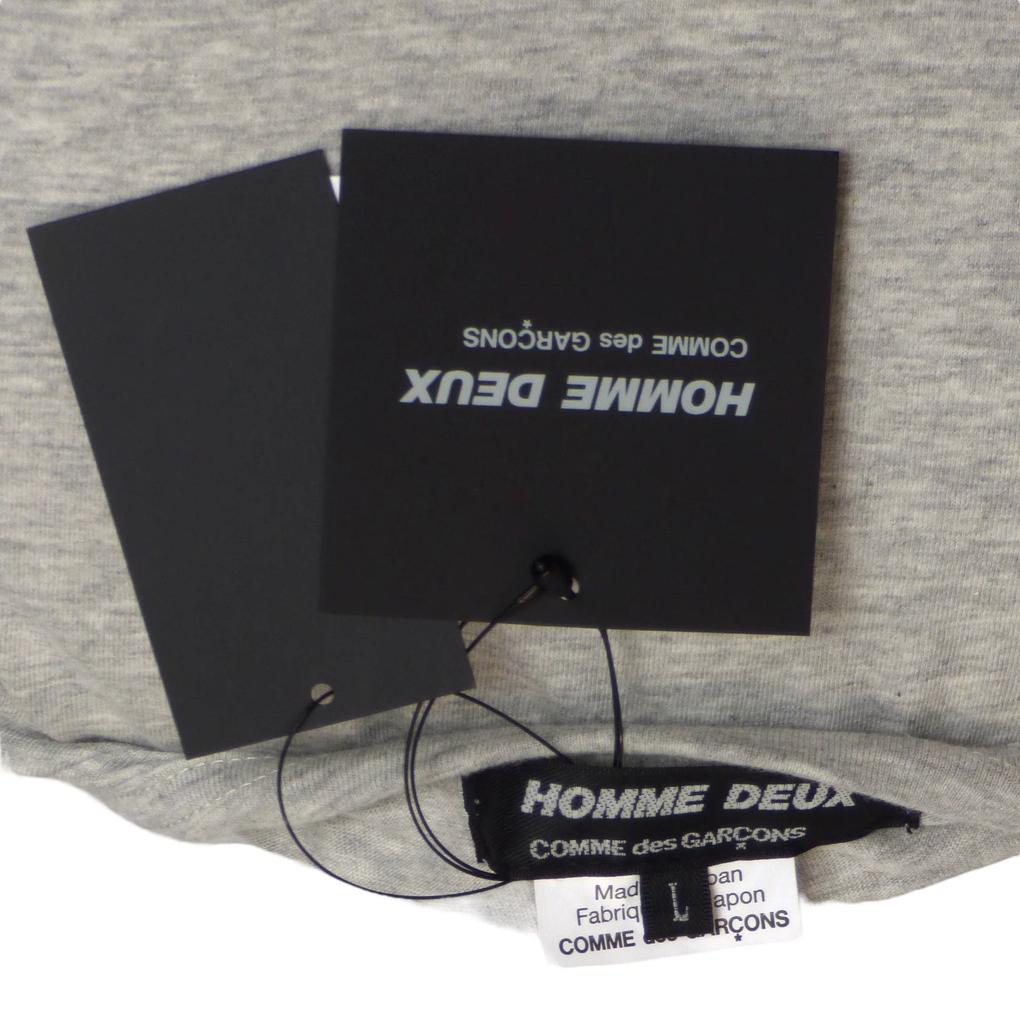 COMME DES GARCONS HOMME DEUX-NWT 2019 Cotton T-Shirt, Size-Large