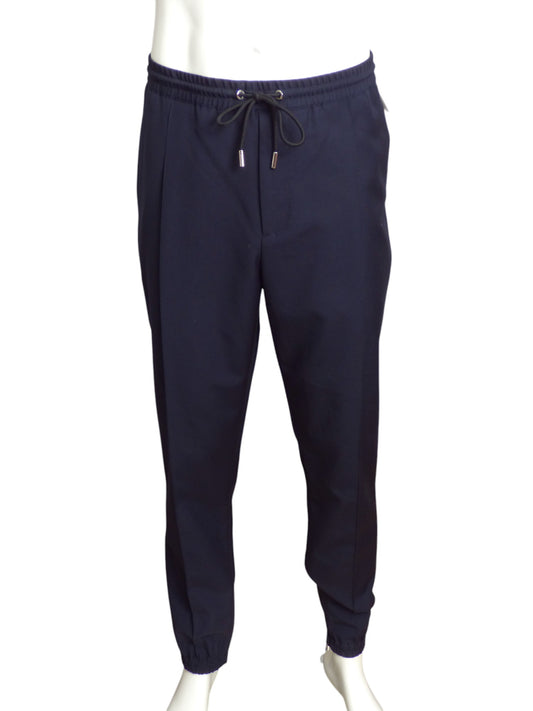 DIOR- Black Wool Joggers, Size-XLarge