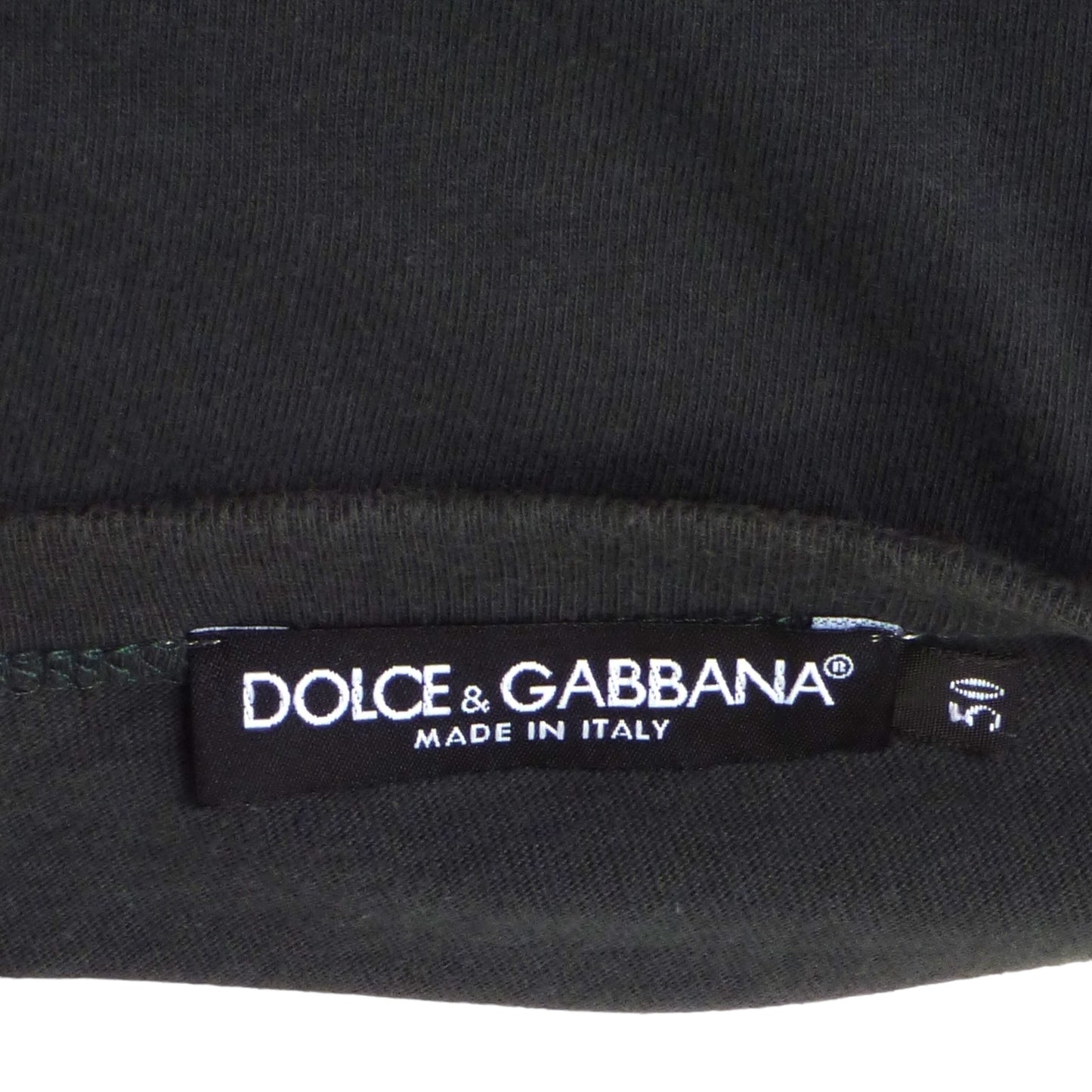 DOLCE & GABBANA- Graphic Print T-Shirt, Size Medium