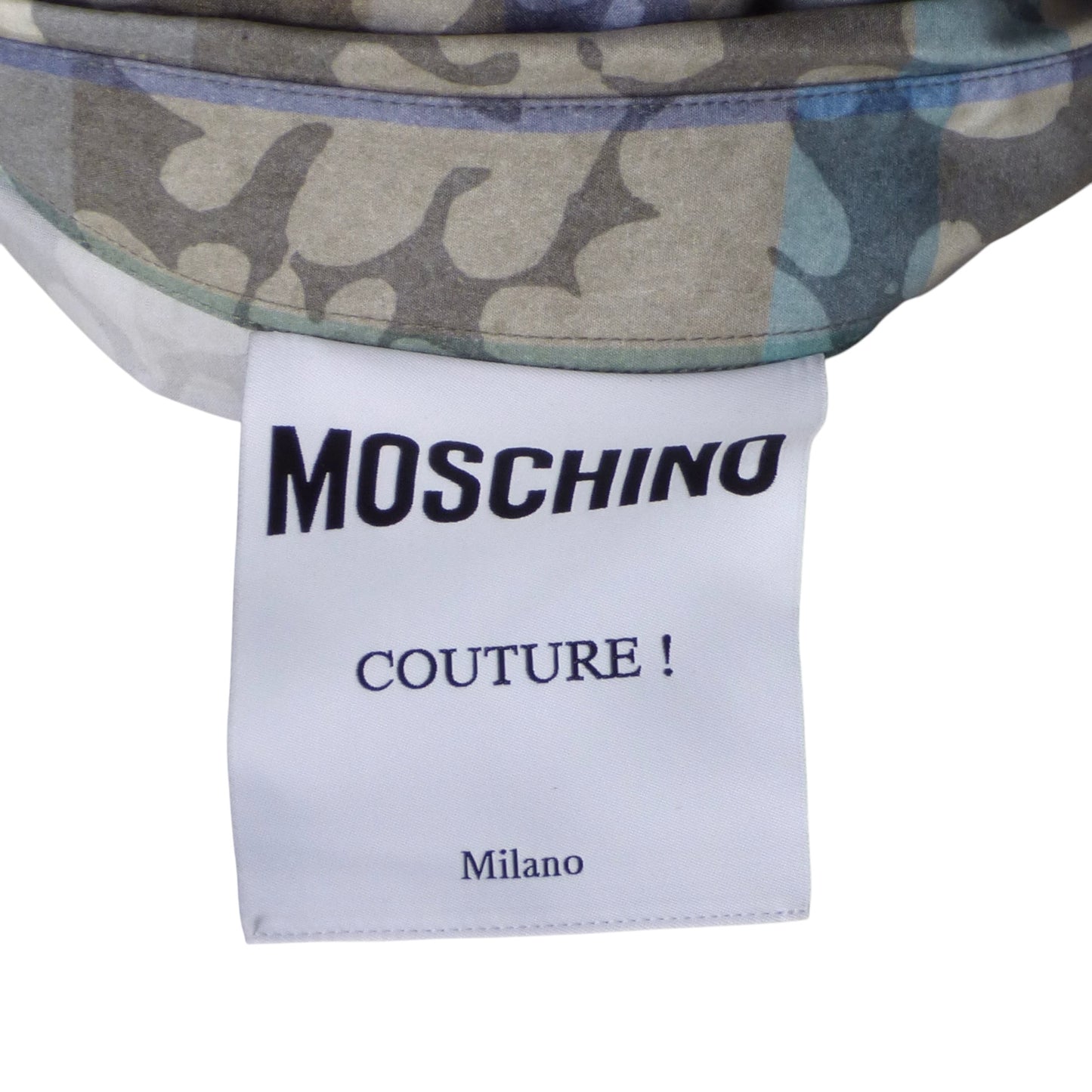 MOSCHINO COUTURE- NWT Cotton Print S/S Shirt, Size Large