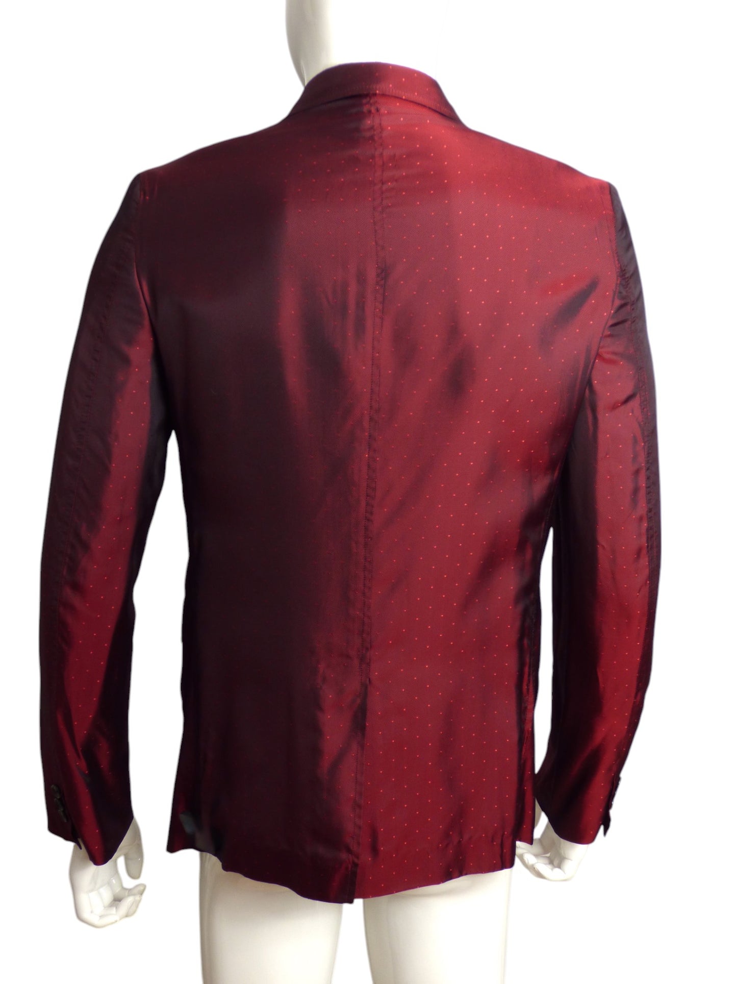 COMME DES GARCONS- NWT Red Dot Brocade Blazer, Size Medium