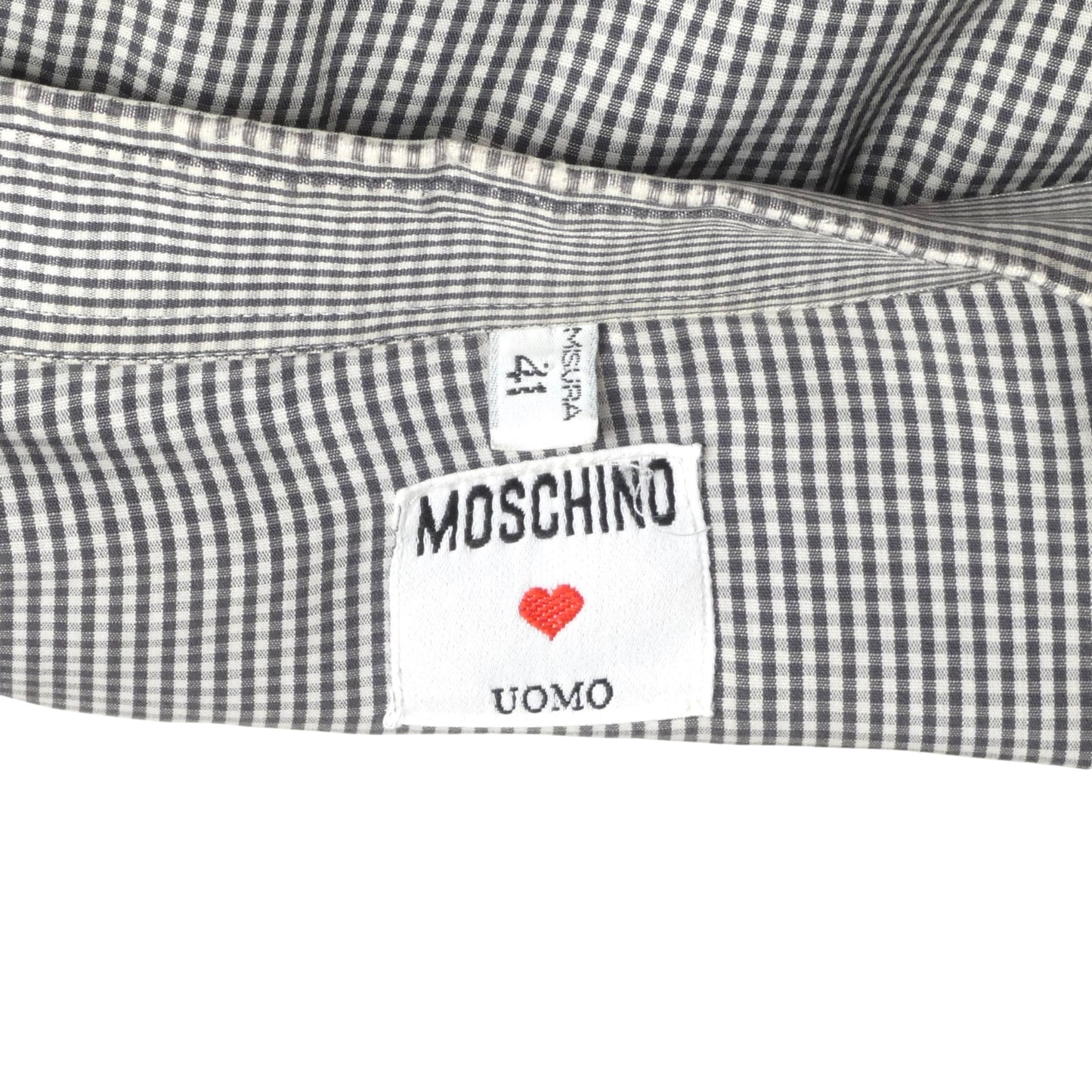 1990s Gingham L/S Shirt, Size Large