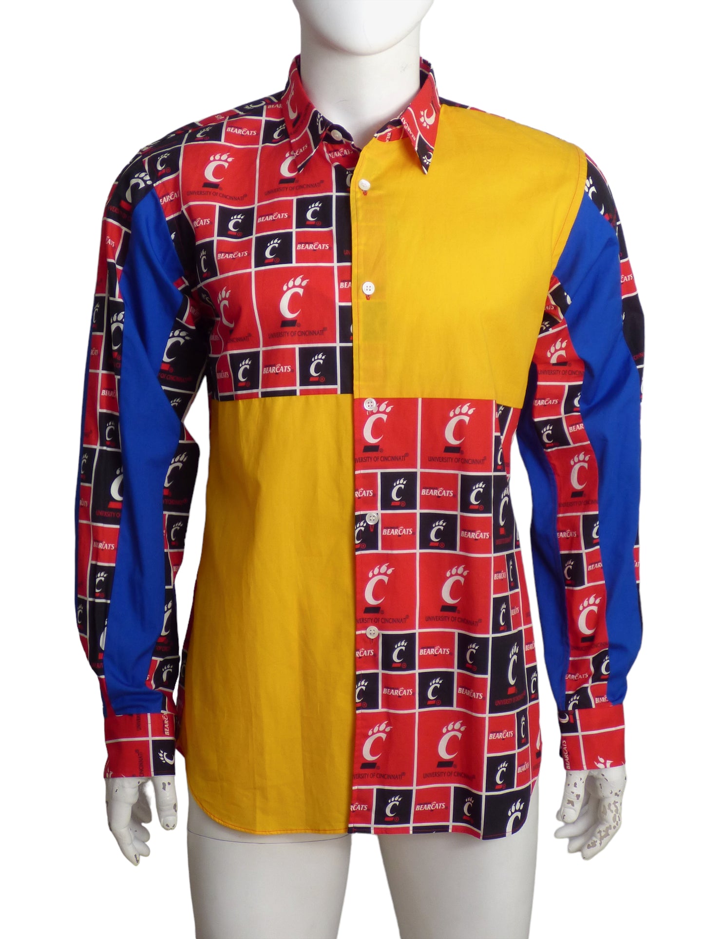 COMME DES GARCONS SHIRT- NWT Fabric Block L/S Shirt, Size Large