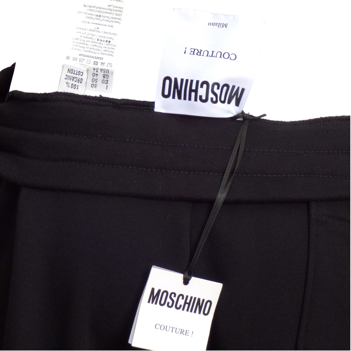 MOSCHINO COUTURE!-NWT Cotton Joggers, Waist-34