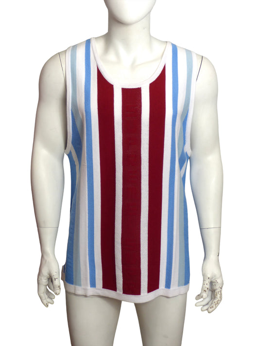 SUPREME- 2023 Striped Knit Tank Top, Multiple Sizes