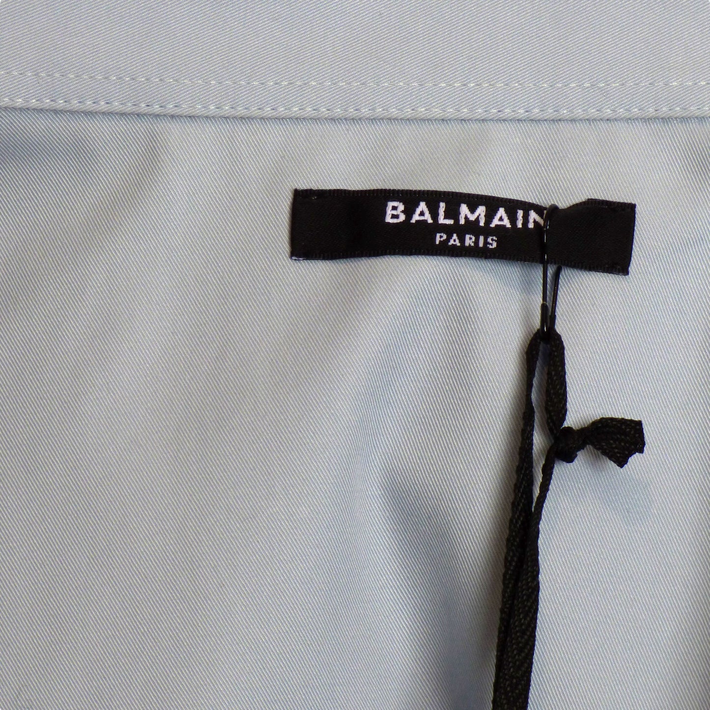 BALMAIN- NWT 2022 Cotton Applique L/S Shirt, Size XL