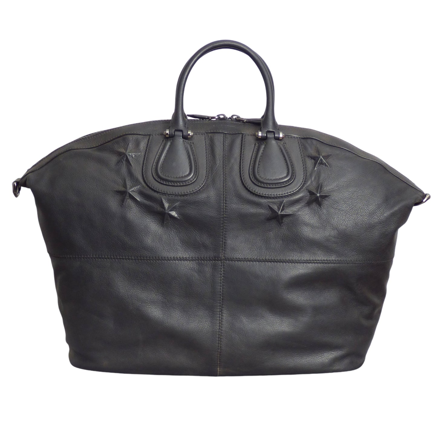 GIVENCHY- 2014 Calfskin Star Embossed Studded Nightingale Bag