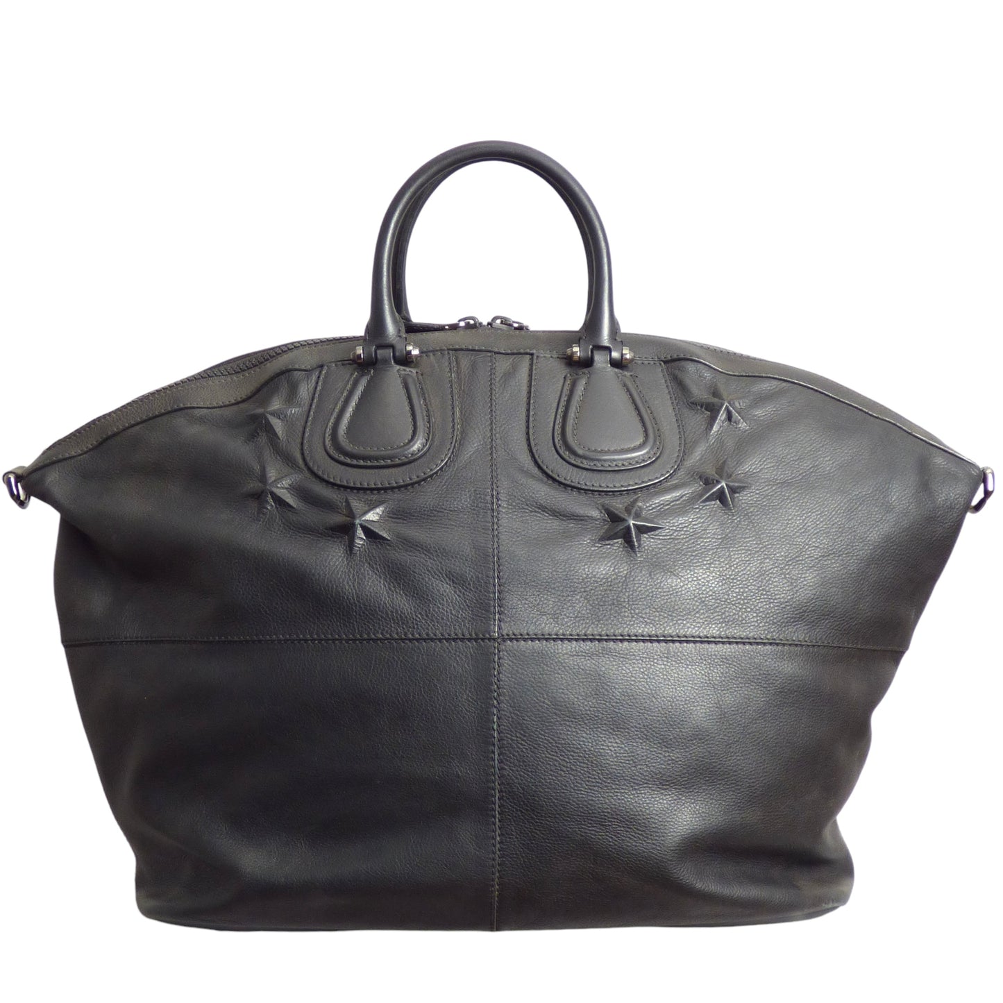 GIVENCHY- 2014 Calfskin Star Embossed Studded Nightingale Bag