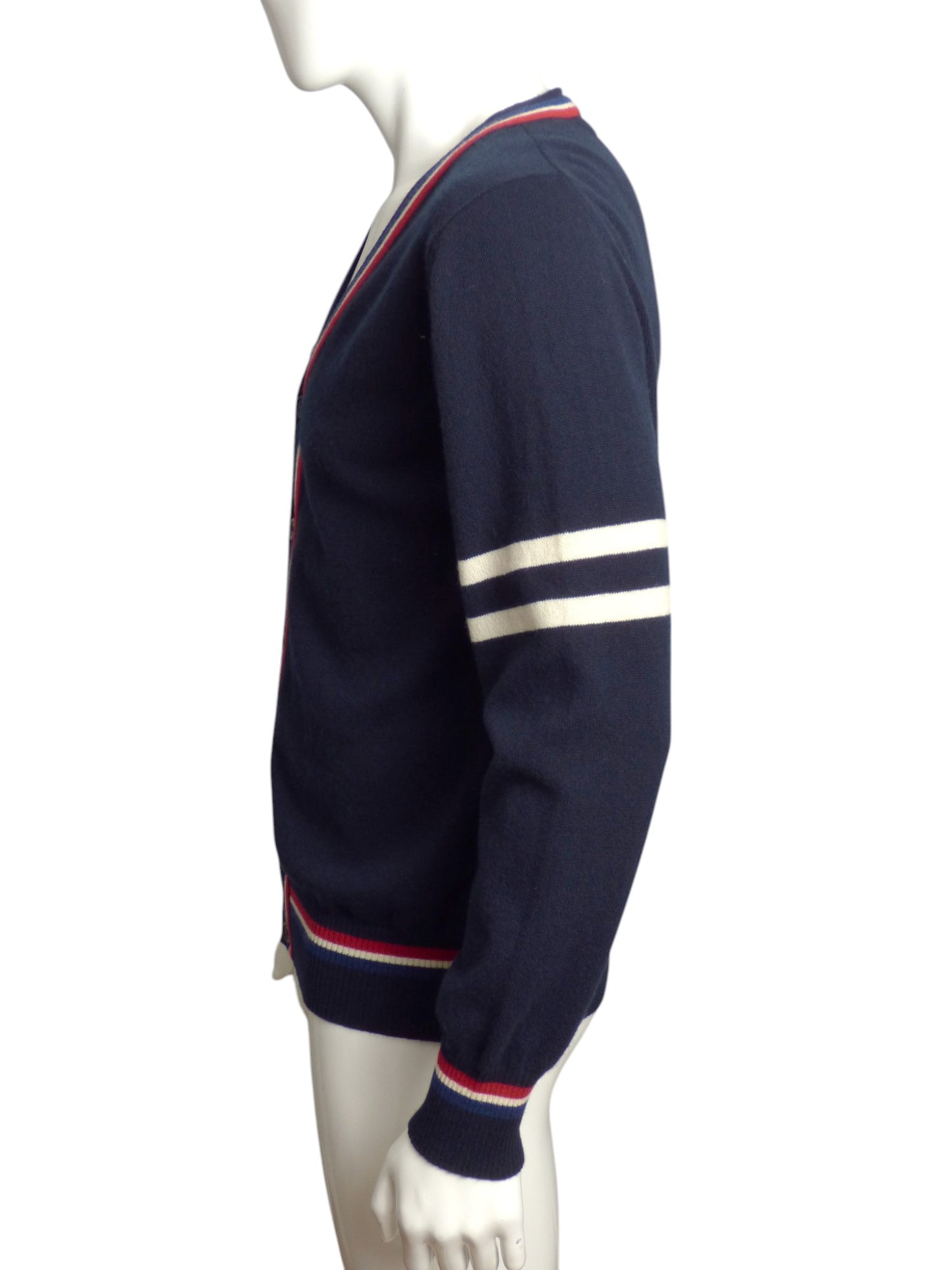 GEMMA. H UOMO- NWT Navy Cashmere Cardigan, Size XL