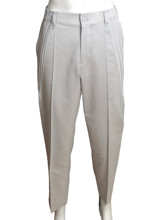 ISSEY MIYAKE- Gray Pleated Trousers, W-32