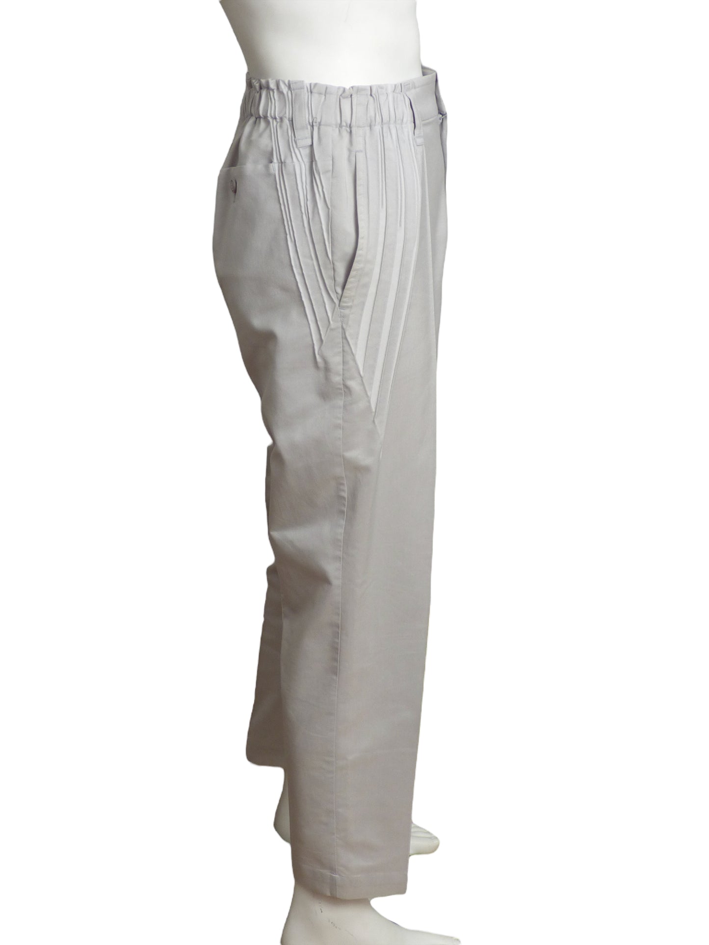 ISSEY MIYAKE- Gray Pleated Trousers, W-32