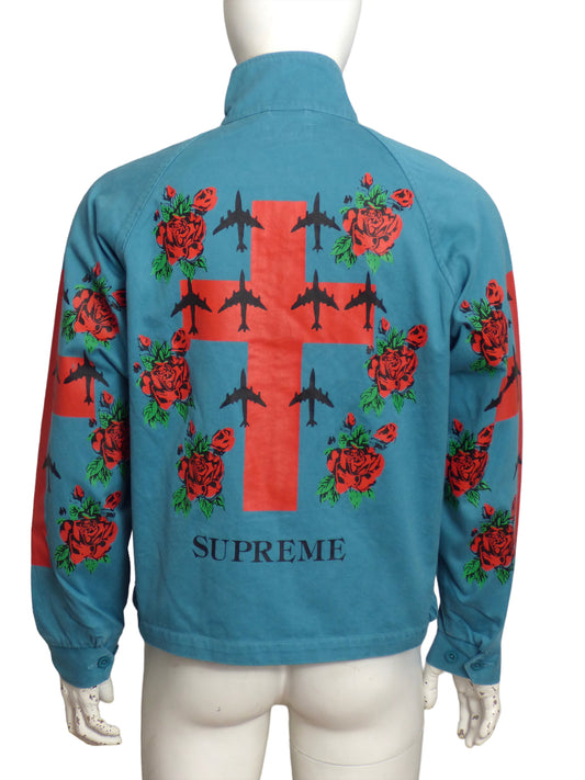 SUPREME- 2023 Blue "Destruction of Purity" Jacket, Size-Small