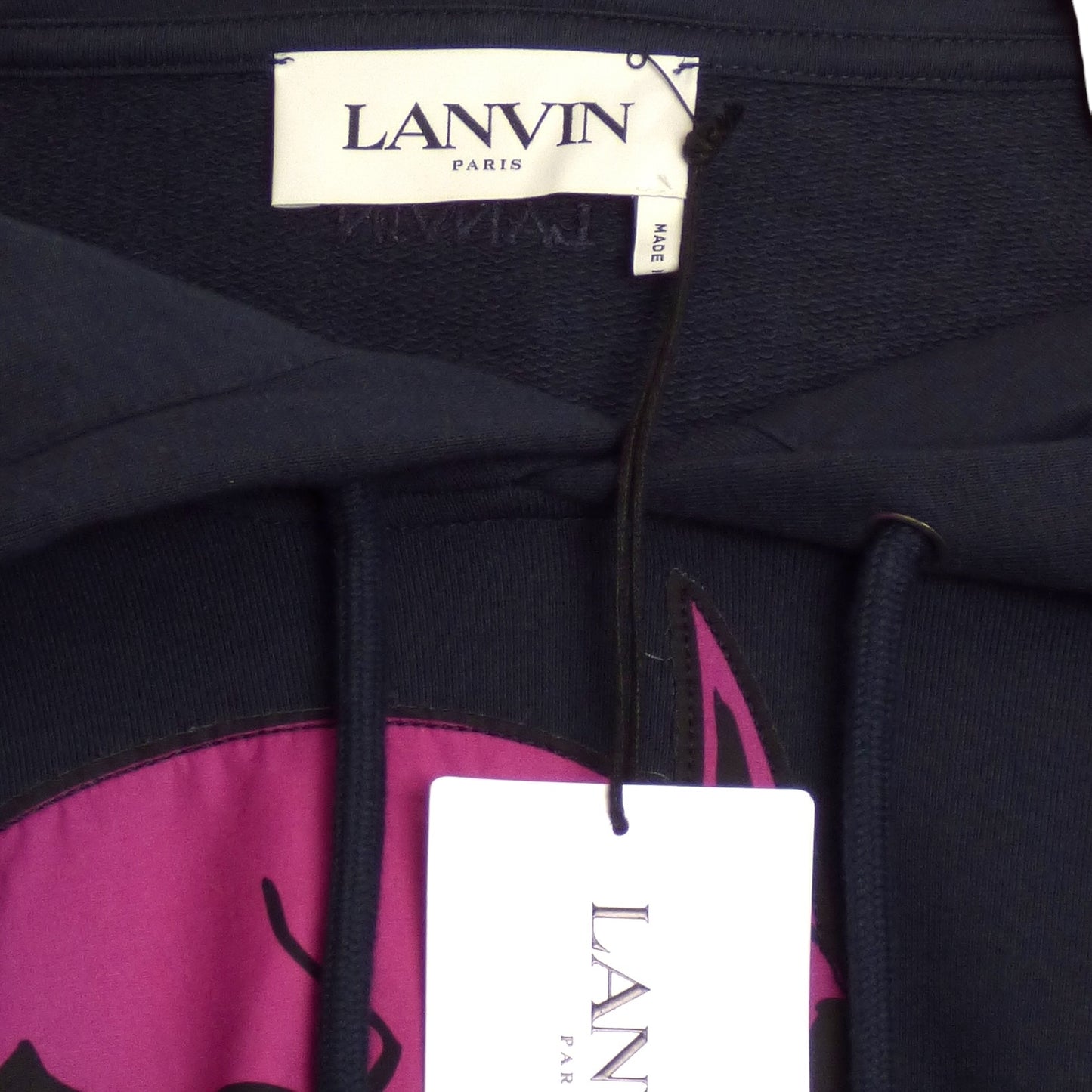 LANVIN x DC COMICS- NWT 2022 Batman Hoodie Sweatshirt, Size Medium