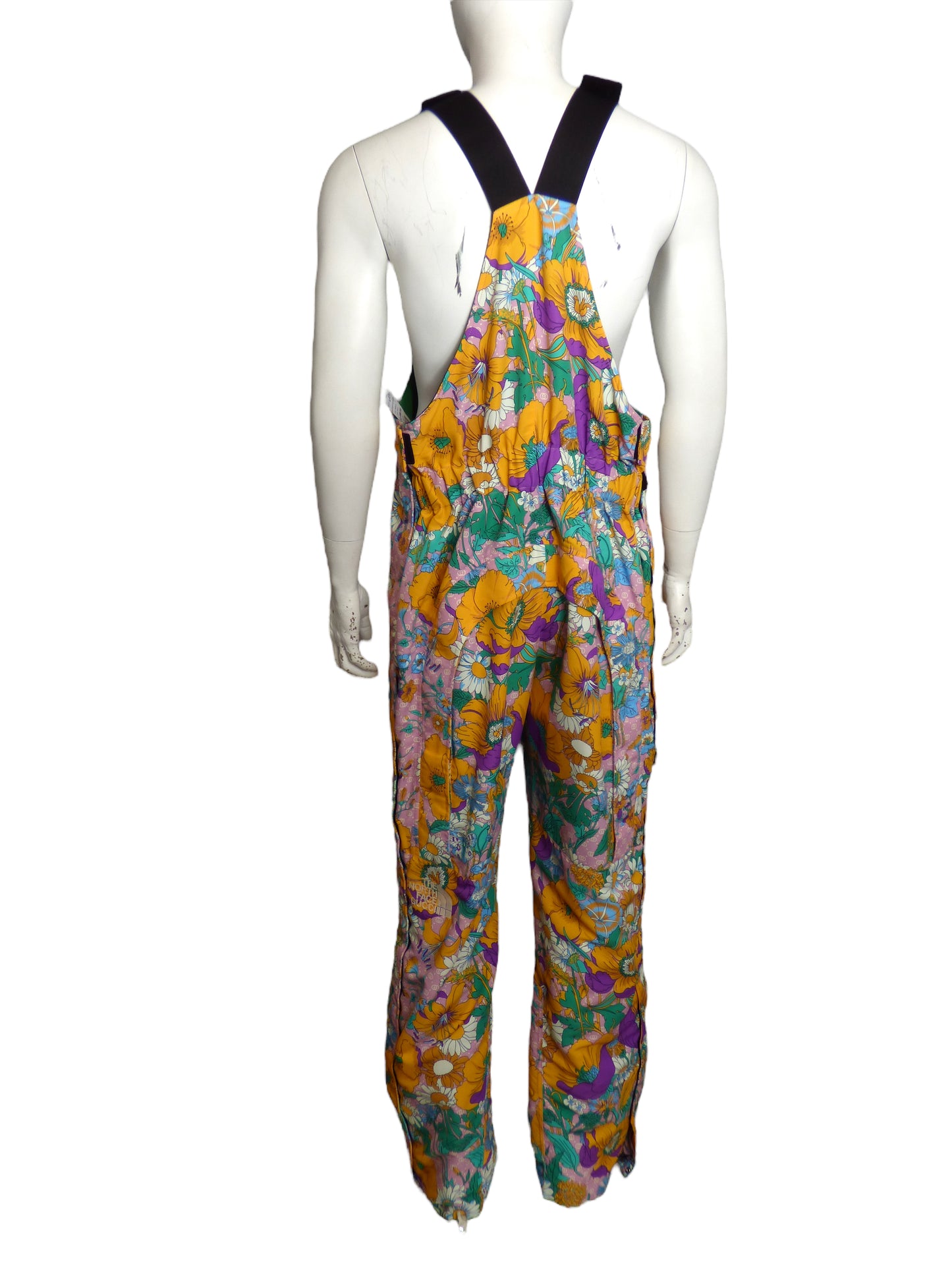 GUCCI x NORTH FACE- 2022 Floral Print Snow Jumpsuit, Size Medium