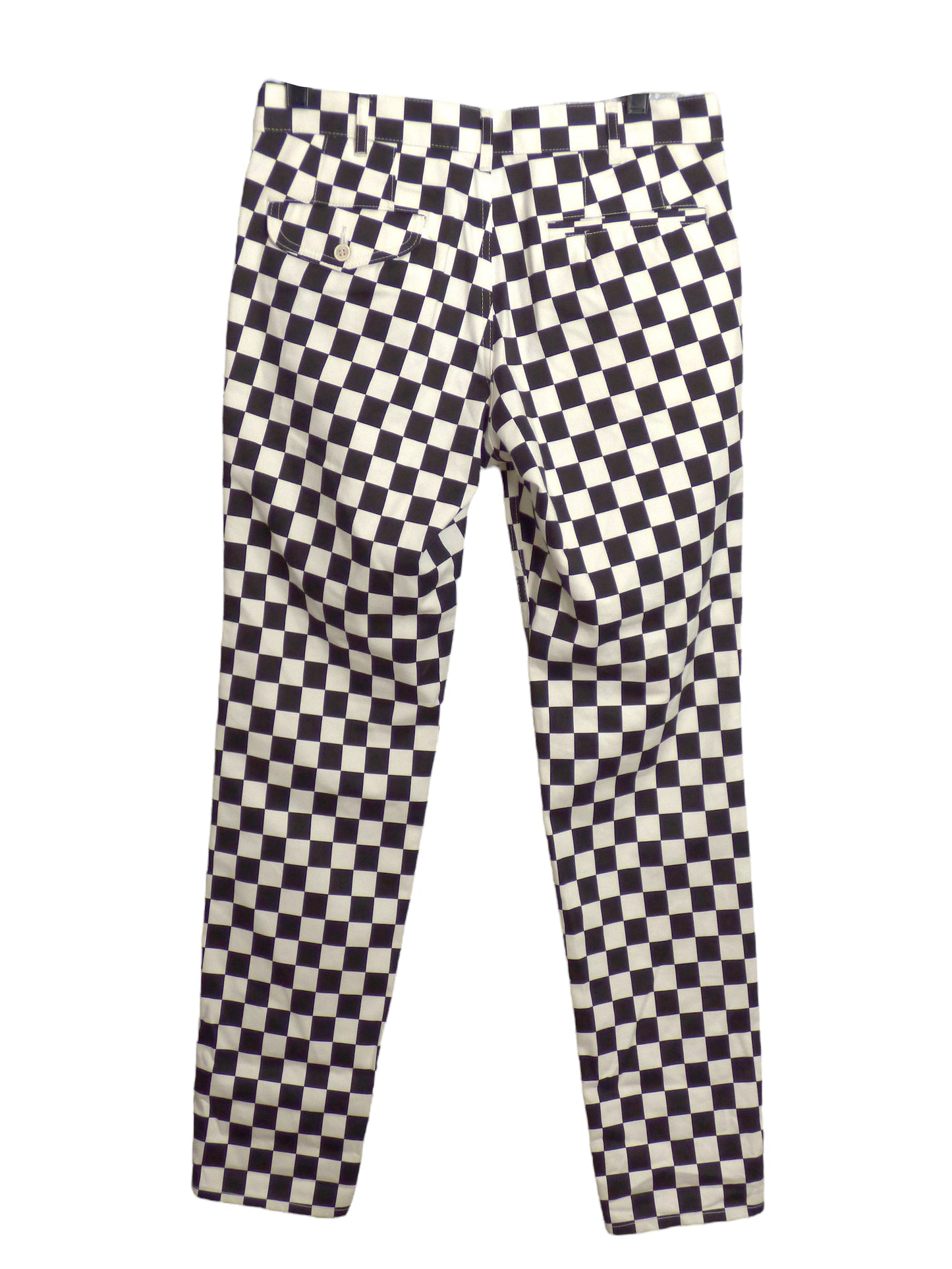 COMME DES GARCONS HOMME PLUS- NWT 2018 COTTON CHECK PANTS, W-30