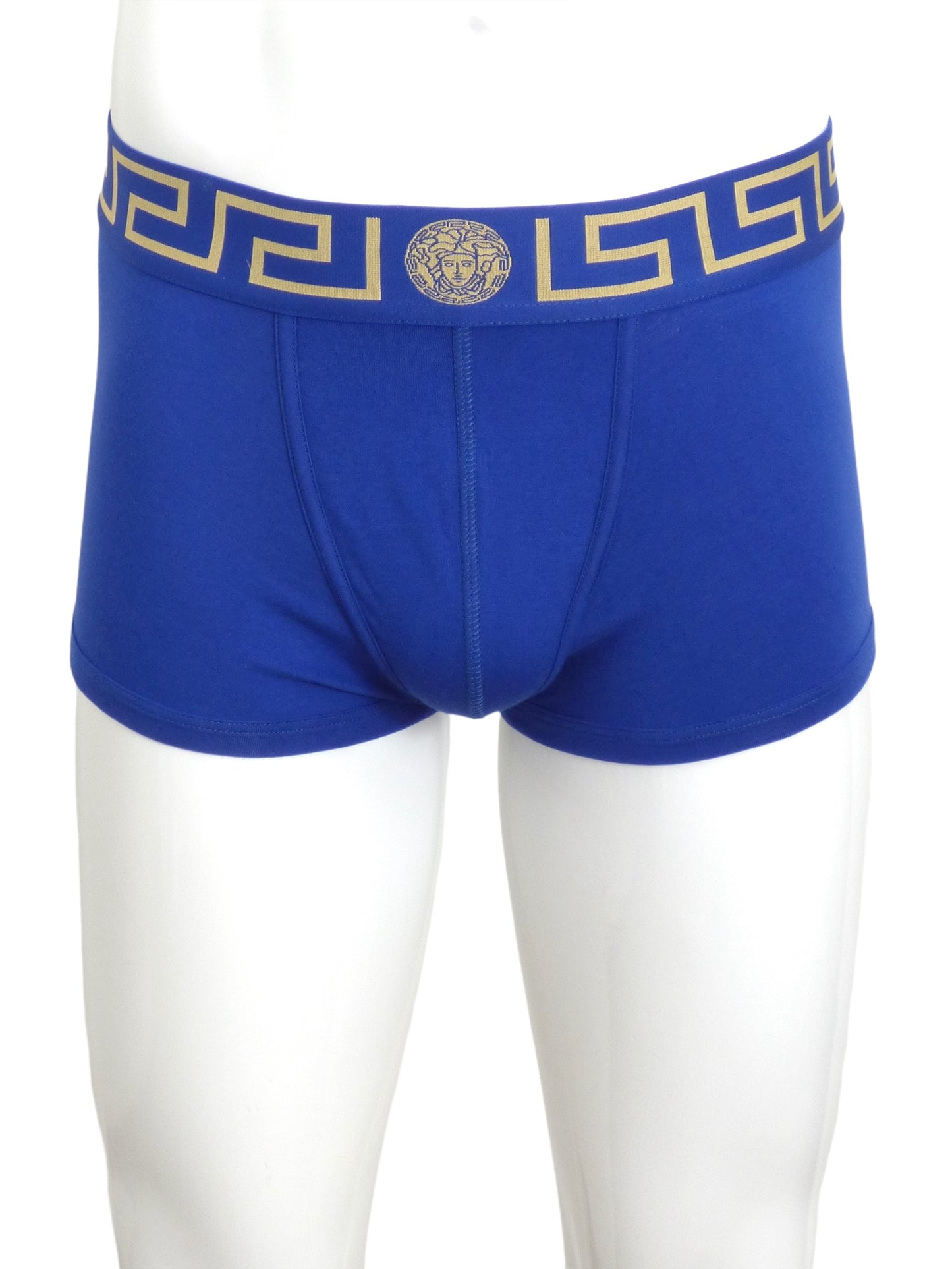 VERSACE- NIB Blue Low Rise Boxer Brief, Size XS