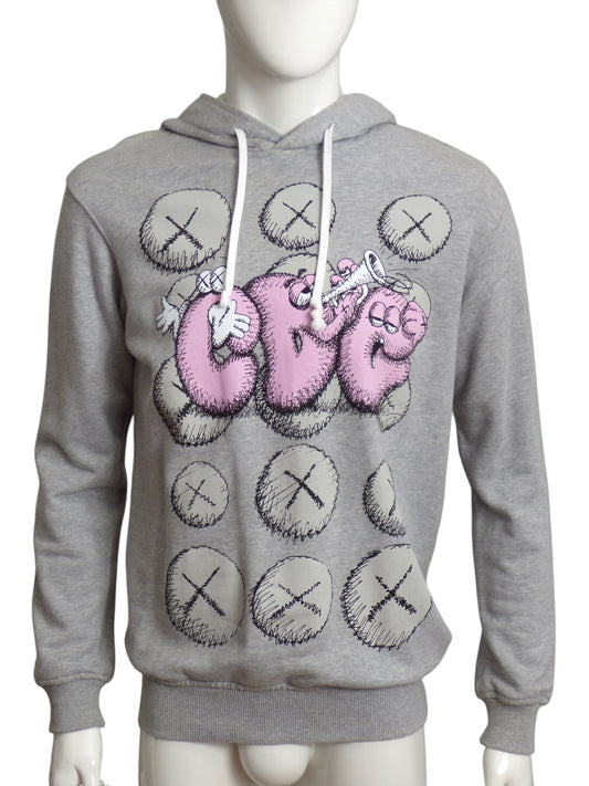 COMME DES GARCONS- KAWS Graphic Print Hoodie, Size Large