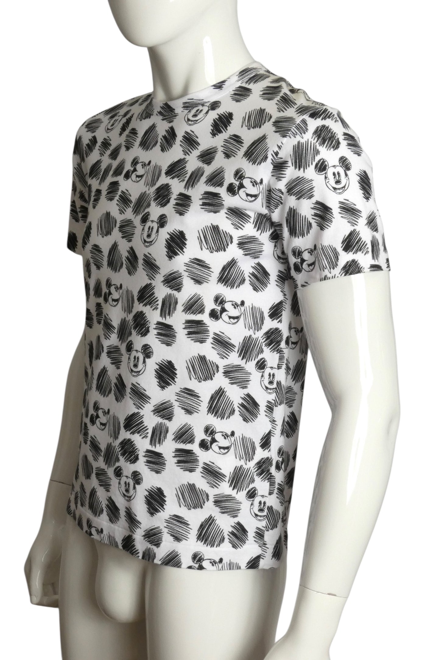 COMME DES GARCONS- 2021 Mickey Mouse Graphic Print T-Shirt, Size Small