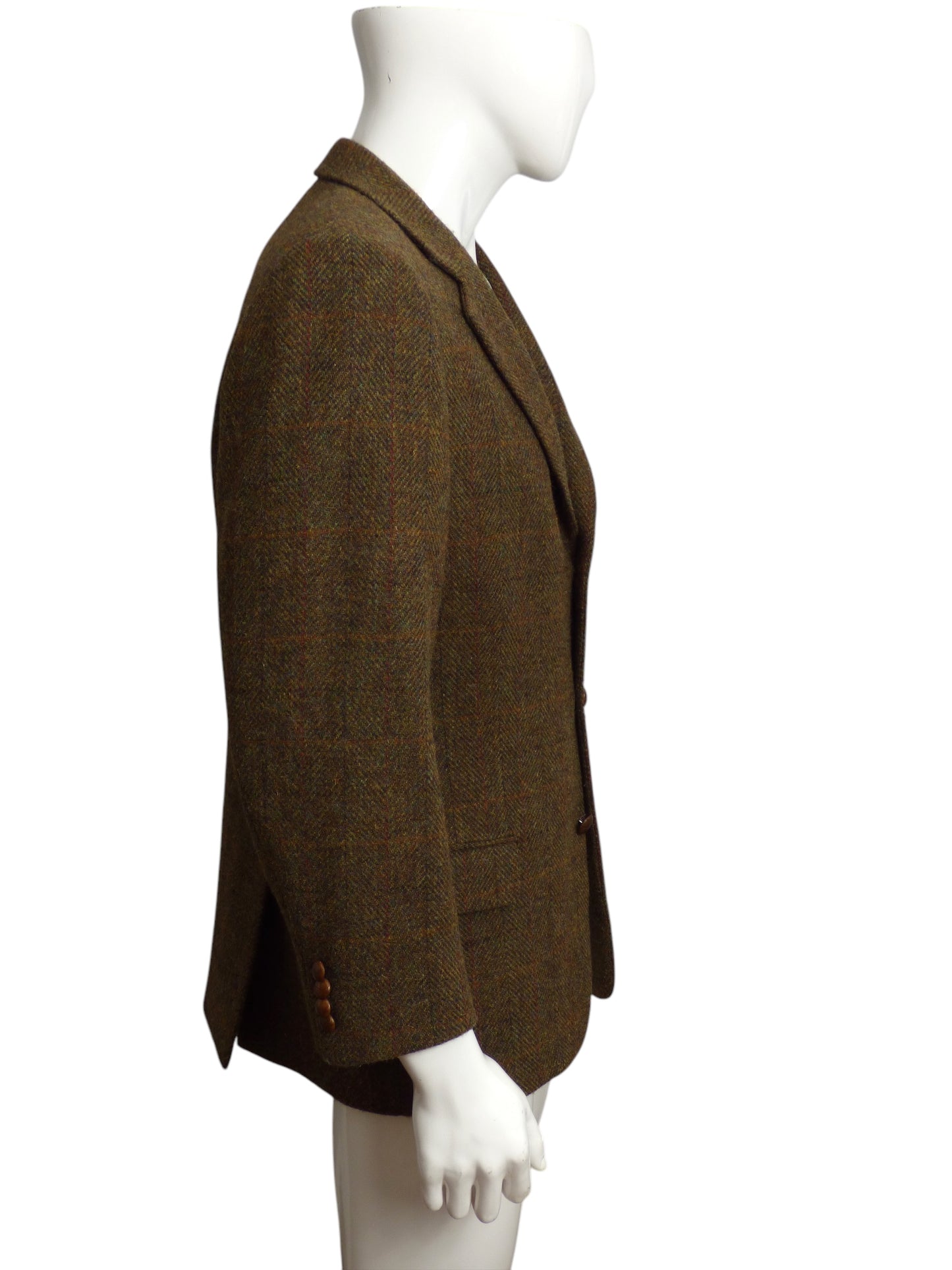 ABERCROMBI & FITCH- 1980s Harris Tweed Blazer, Size Large