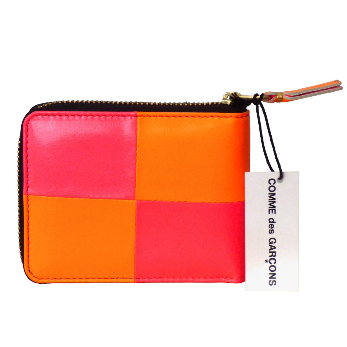 COMME DES GARCONS-NWT Color Block Zip Wallet