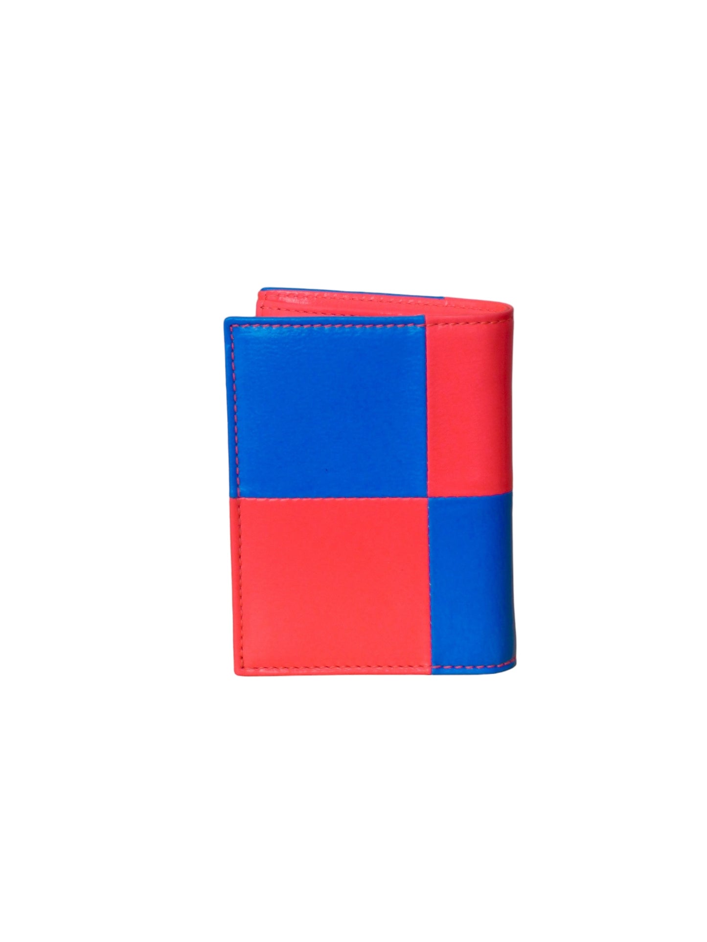 COMME DES GARCONS-Color Block Bi-Fold Wallet