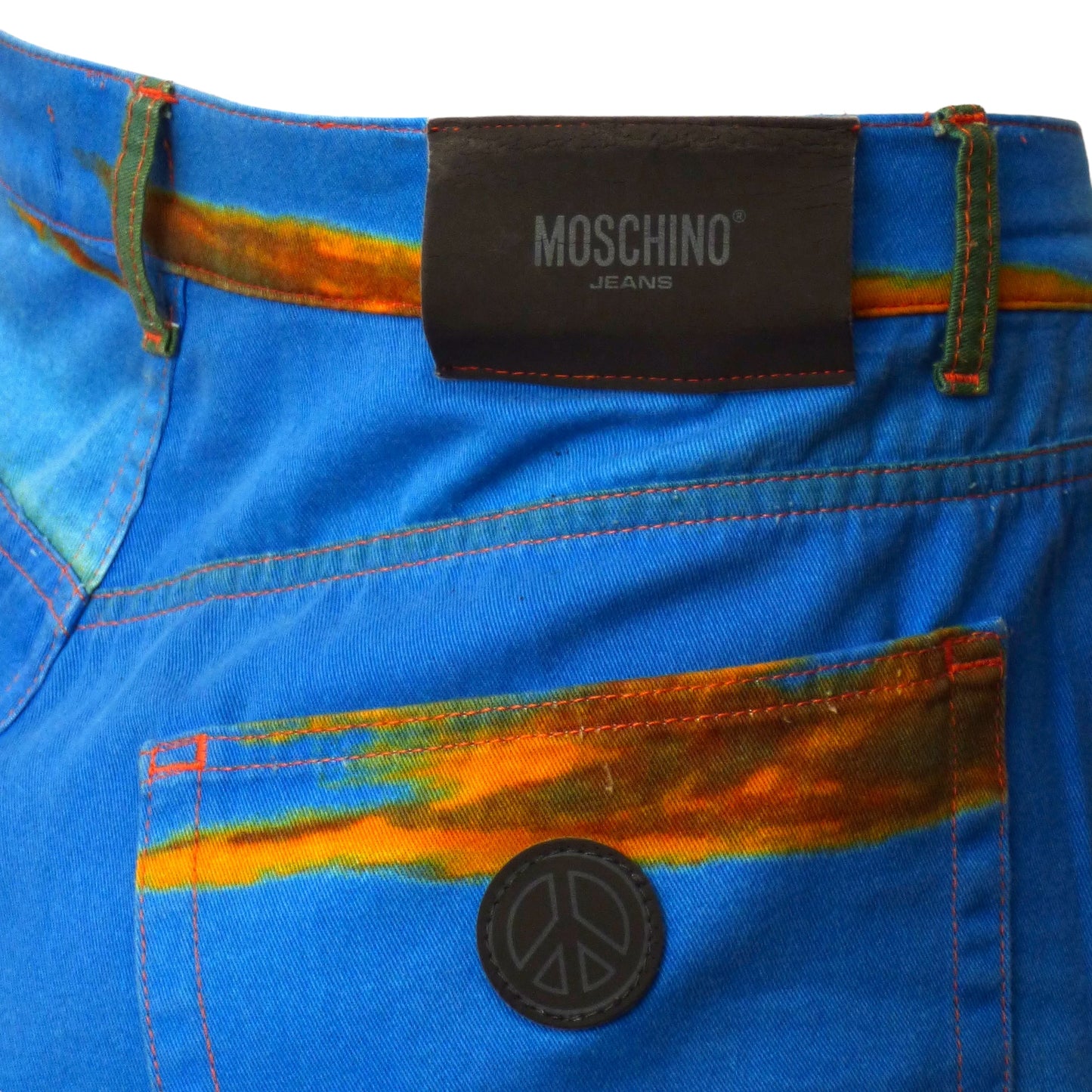 MOSCHINO JEANS- 1990s Sunset Print Jeans, Waist-36