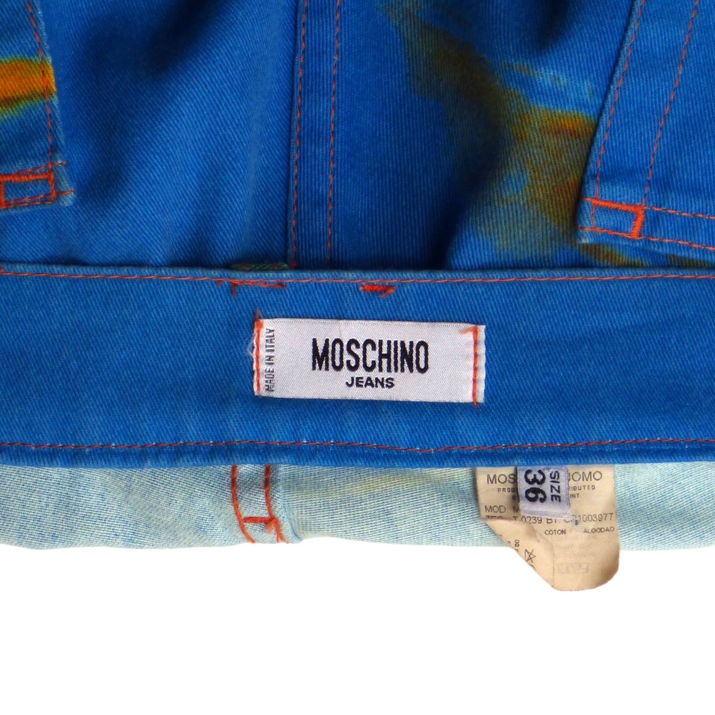 MOSCHINO JEANS- 1990s Sunset Print Jeans, Waist-36