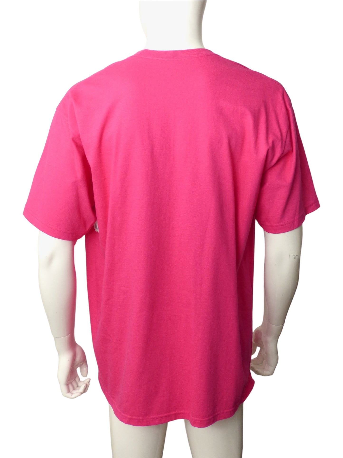 SUPREME- 2023 Pink Graphic Print T-Shirt, Size XL