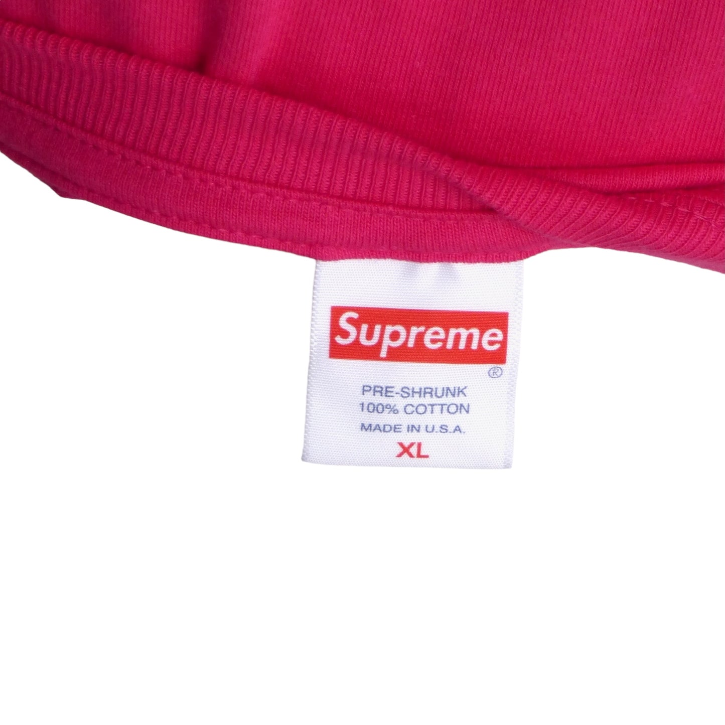 SUPREME- 2023 Pink Graphic Print T-Shirt, Size XL