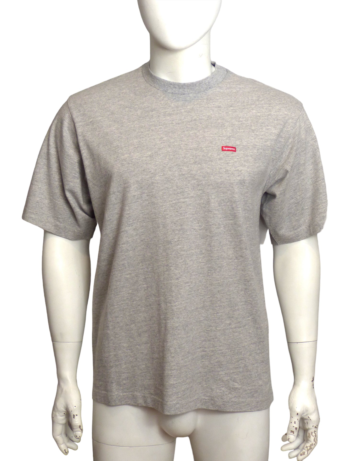 SUPREME- 2023 Gray Small Box Logo T-Shirt, Multiple Sizes