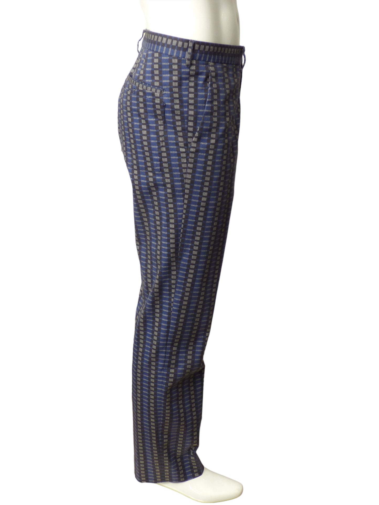 PRADA- 2008 Cotton Print Pants, Waist-38"