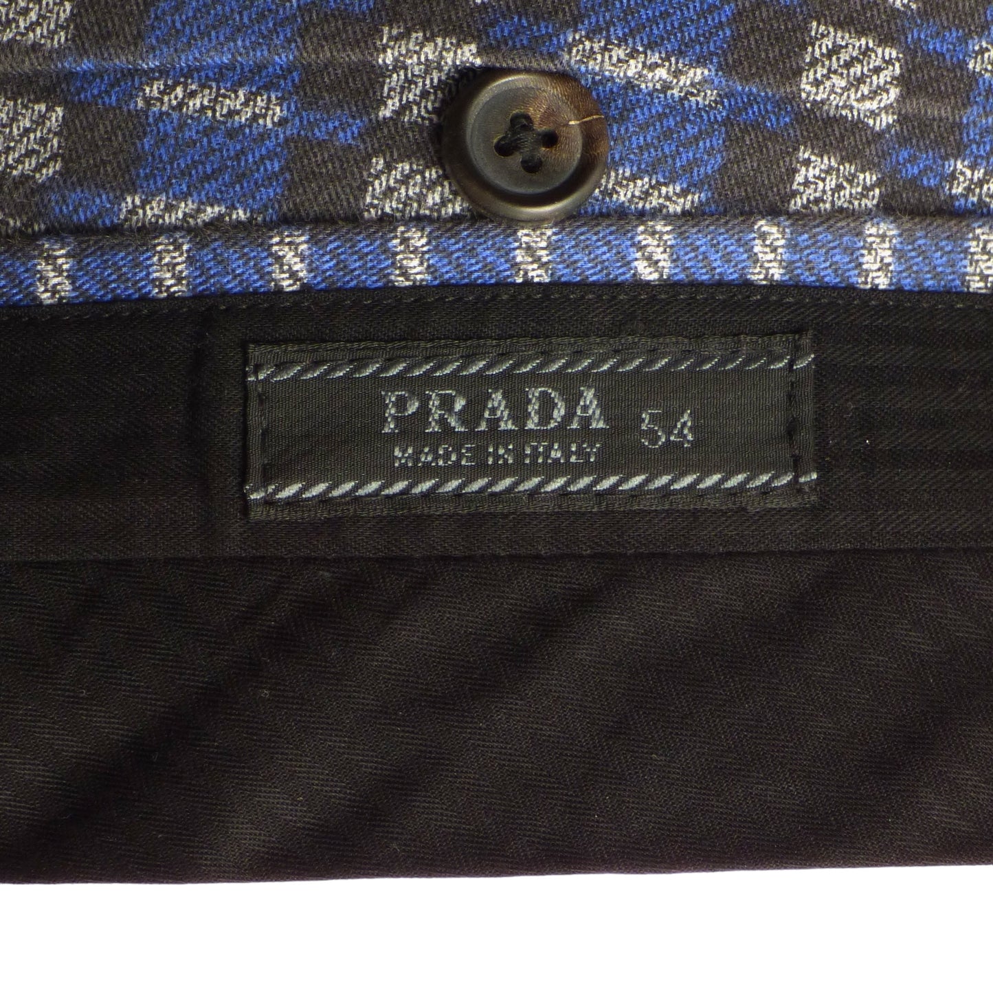 PRADA- 2008 Cotton Print Pants, Waist-38"